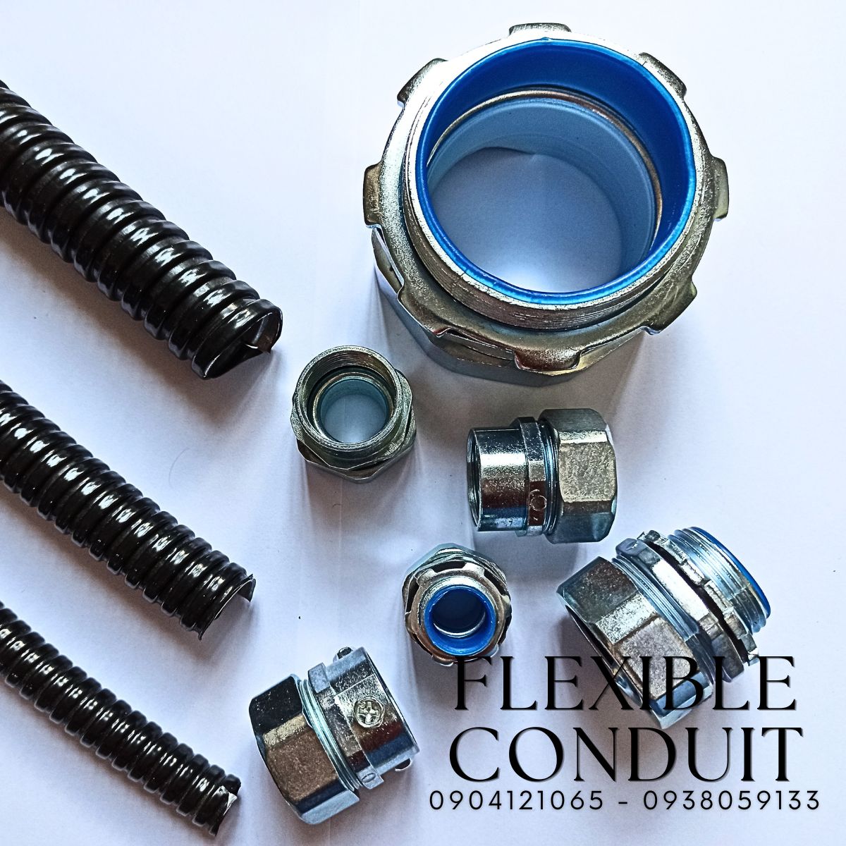Ống ruột gà bọc nhựa PVC cho điện công nghiệp